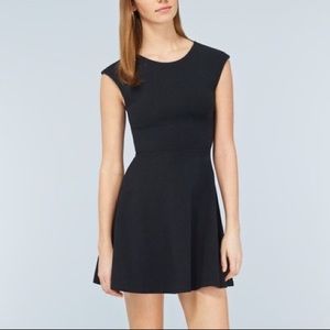Aritzia Talula Palmetto Black Skater Dress